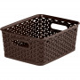Curver My Style S mand 4 l, 25,5x19,6x10,3 cm, donkerbruin