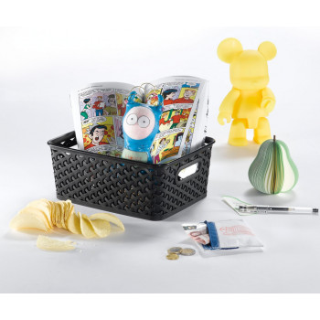 Curver My Style S mand 4 l, 25,5x19,6x10,3 cm, donkerbruin