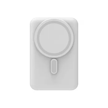 mophie Essentials magnetische draadloze powerbank 10K met standaard, wit (401118084)
