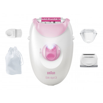 Braun Silk 3 SE3-033 epilator met accessoires