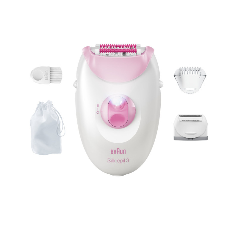 Braun Silk 3 SE3-033 epilator met accessoires
