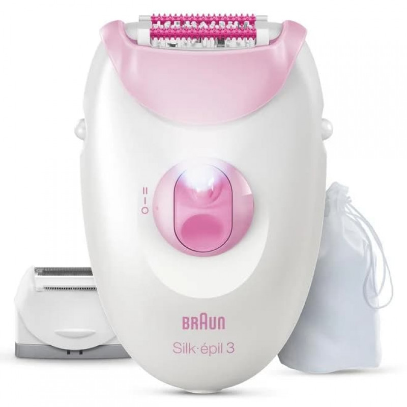 Braun Silk 3 SE3-033 epilator met accessoires