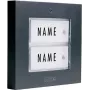 m-e modern-electronics 41273 draadloze deurbelzender met naamplaatje