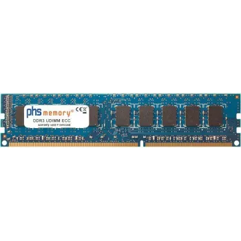 PHS-geheugen 8GB DDR3 1600MHz ECC UDIMM geheugen gebaseerd op Hynix HMT41GU7AFR8A-PB, PC3L-12800E, 1,35 V (SP258938)