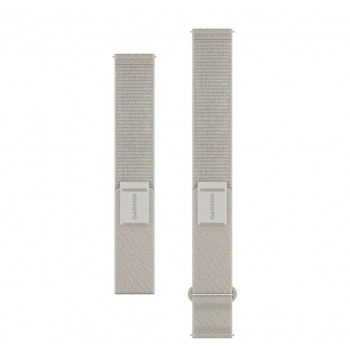Garmin Quick Release banden (20 mm) ivoor ComfortFit nylon armband