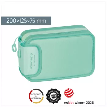 BRUNNEN etui gevuld s'maepp Sweet Colour Code mint 34-delig, 20,0 x 7,5 cm
