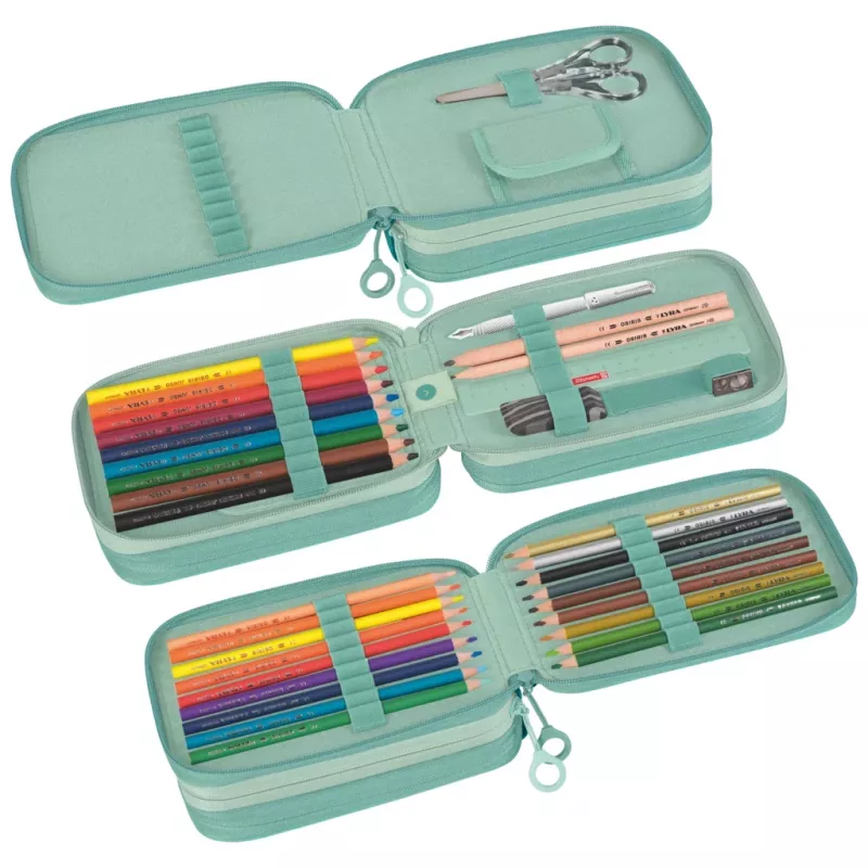 BRUNNEN etui gevuld s'maepp Sweet Colour Code mint 34-delig, 20,0 x 7,5 cm