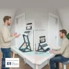 Leitz Ergo 2-in-1 zit-sta laptopstandaard, zwart (65890089)