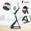 Leitz Ergo 2-in-1 zit-sta laptopstandaard, zwart (65890089)