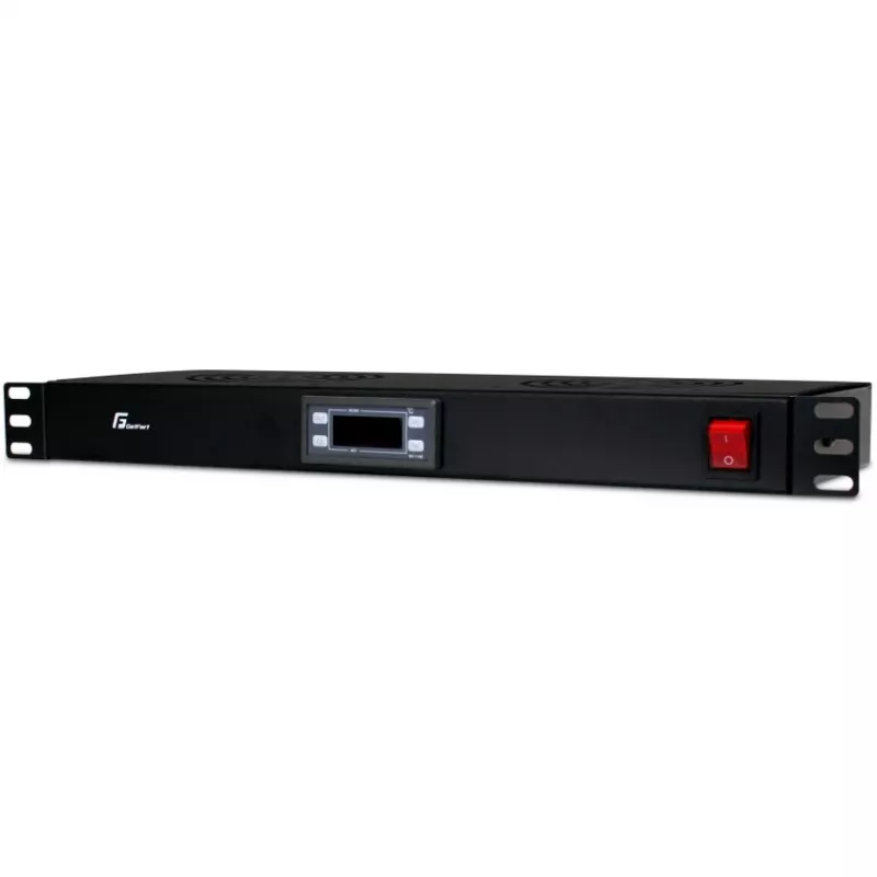 Getfort 1U rack-ventilatorpaneel met 2 ventilatoren en thermostaat (GF-FAN2TR)