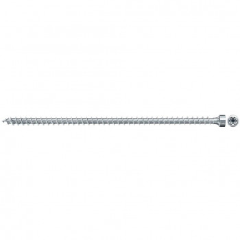 Fischer Houtbouwschroef PowerFull II 8.0x200 ZK TX VG (50 stuks, volledige schroefdraad, verzinkt)