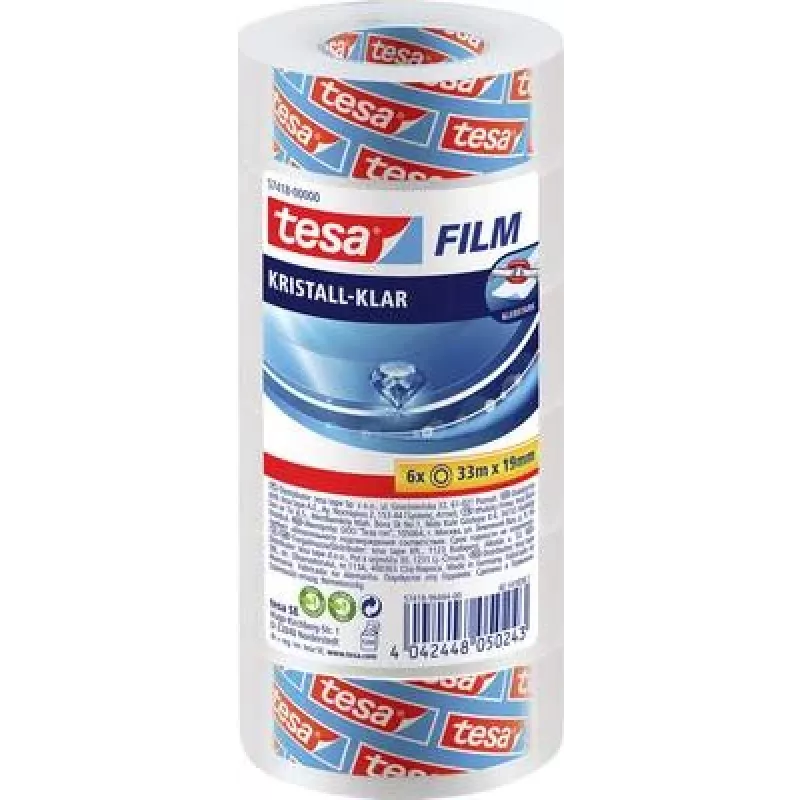 tesa C+C 57418-00000-02 plakband transparant (L x B) 33 m x 19 mm 6 rol(len)