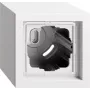 Gira 1-voudige opbouwbehuizing met F200 frame, zuiverwit (106170)