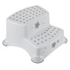 keeeper kids opstapje igor stars, tweestaps, wit met print, draagvermogen: 120 kg, met antislipvoetjes
