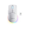 Lenovo Legion M220 RGB draadloze gaming-muis, 2,4 GHz / Bluetooth / bedraad, gletsjerwit (GY51V60437)