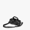 LOQI Metallic weekender-tas – zwart (klein)