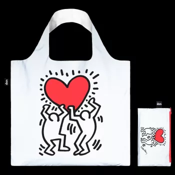 LOQI Keith Haring tas – Dancing Heart (reflecterend)