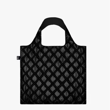 Tas LOQI Metallic – zwart Puffy
