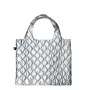 LOQI Metallic tas – zilver Puffy