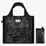 LOQI Basquiat tas – Crown zwart