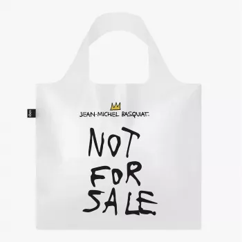 LOQI Basquiat tas – Not for Sale (halfdoorzichtig)