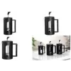Ritzenhoff & Breker koffiezetter ADANA, 0,8 l, zwart, van borosilicaatglas