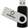 Renkforce RF-USBS-190 2GB USB 2.0 flashdrive, zwart/zilver (RF-7557594)