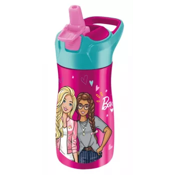 Maped PICNIK drinkfles Barbie, 0,43 l, lichaam van roestvrij staal met Barbie-motief, rietje inbegrepen