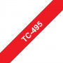Brother TC-495 lint, wit op rood (TC495)