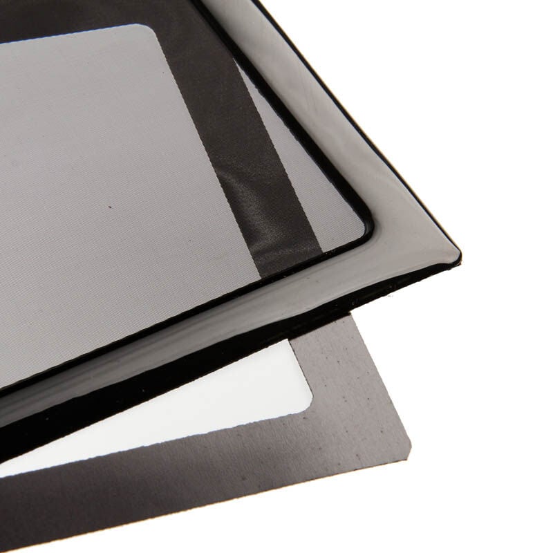 Demciflex stoffilter voor 280mm radiatoren - zwart/zwart