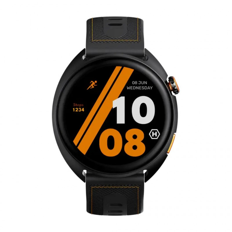 Hammer Ventus PRO smartwatch, GPS, 1,43 inch AMOLED, waterdicht, zwart