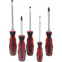 KS TOOLS ERGOTORQUEplus schroevendraaierset, 5-delig