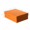 FALKEN PURE opbergbox 1250 vel pasteloranje 24,0 x 32,0 x 10,0 cm