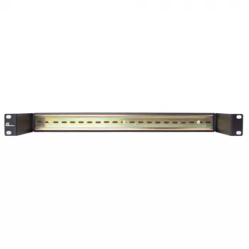 Getfort 19 inch 1U DIN-dinrail voor serverracks, staal - zwart (GF-DIN)