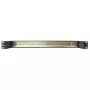 Getfort 19 inch 1U DIN-dinrail voor serverracks, staal - zwart (GF-DIN)