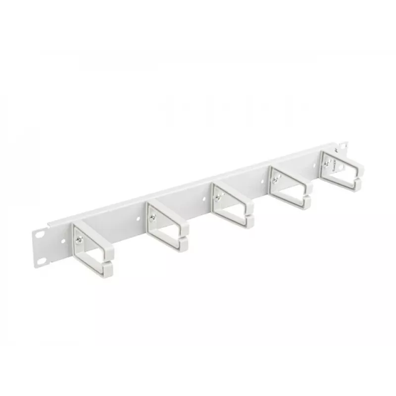 Lanberg 19 inch 1U kabelmanagementpaneel, type B - grijs (AK-1202-S)