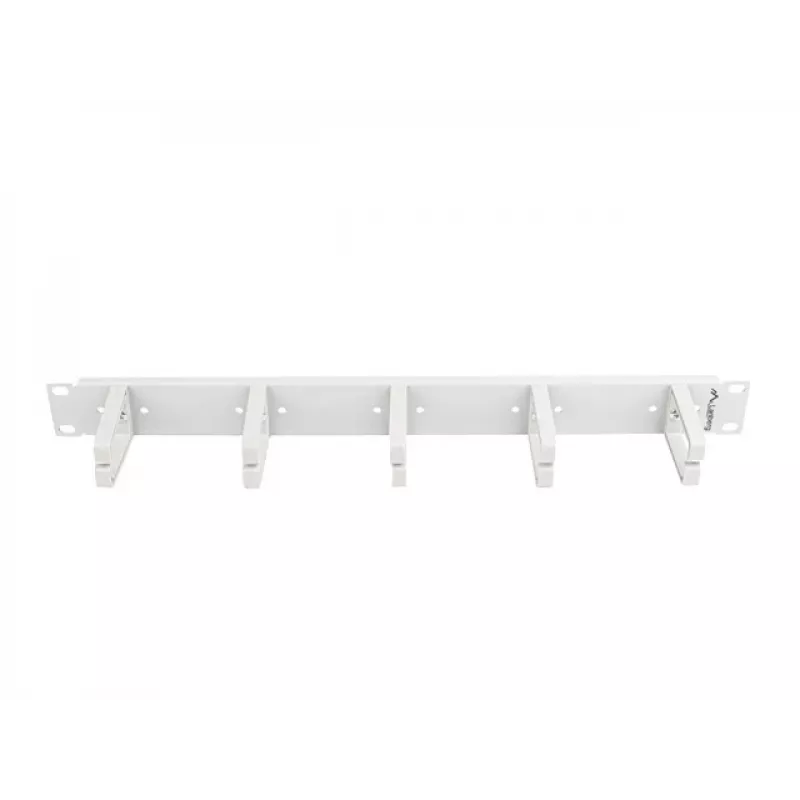 Lanberg 19 inch 1U kabelmanagementpaneel, type B - grijs (AK-1202-S)