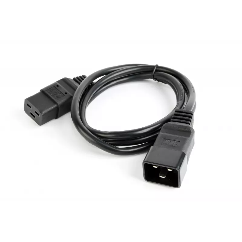 Gembird server-stroomverlengkabel IEC C19 naar C20, 1,5 m (PC-189-C19)