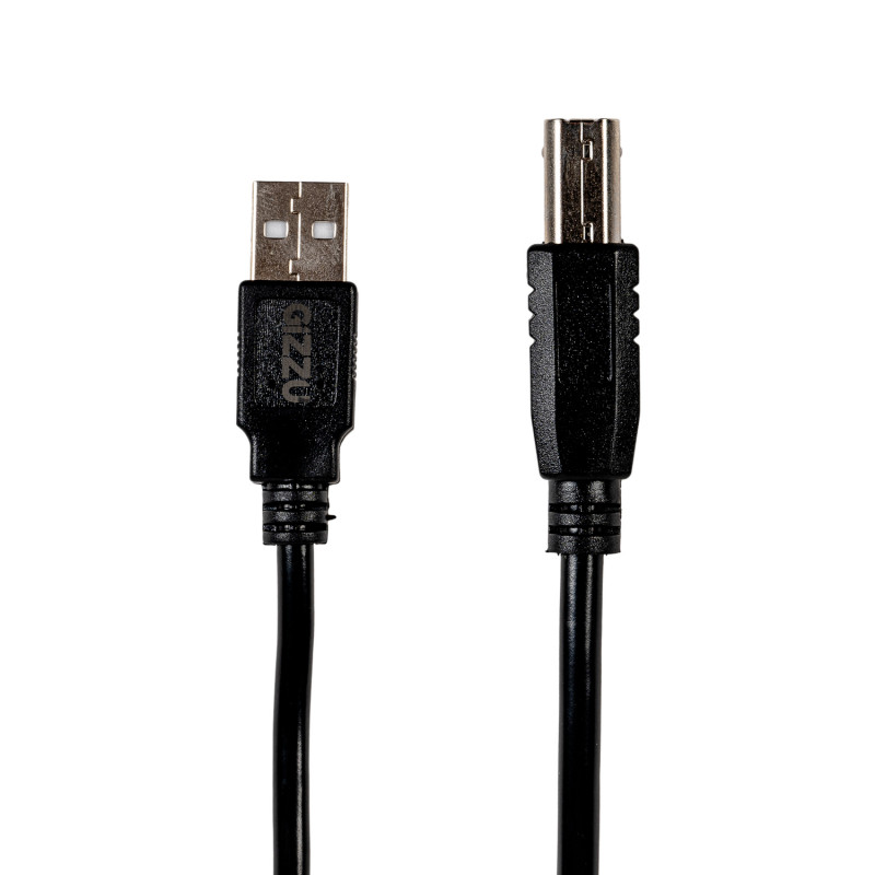 Gizzu USB 2.0 printerkabel USB-A naar USB-B, 1,5 m, zwart (GCPU2AB15)