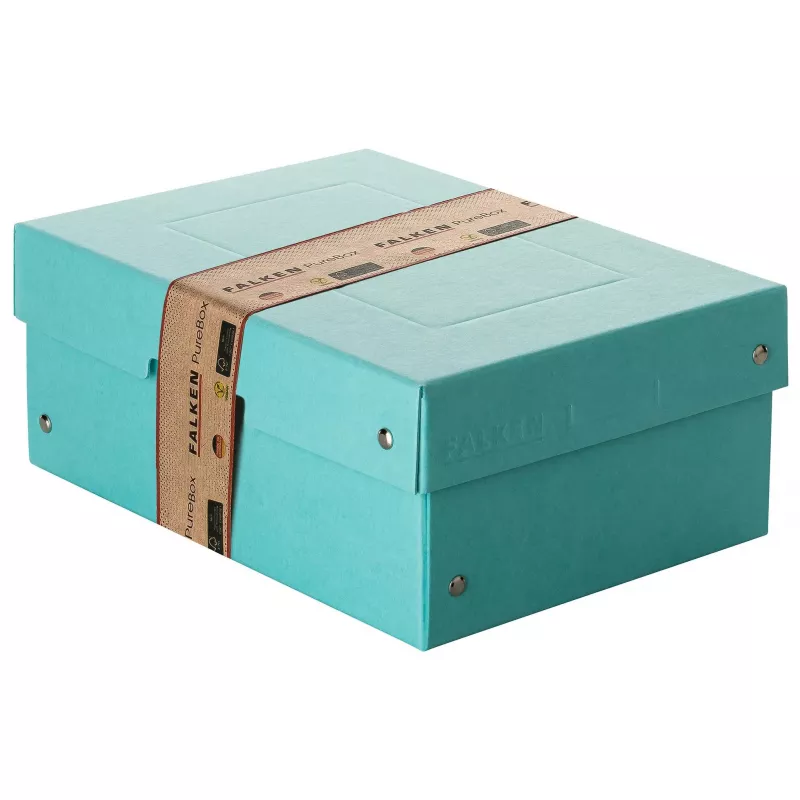 FALKEN PURE opbergbox 1250 vel pastelblauw 18,0 x 25,0 x 10,0 cm