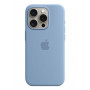 Apple iPhone 15 Pro Max silicone hoesje met MagSafe – blauw