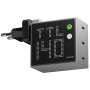SHARGE Pixel 140 GaN-oplader, 140W, 3x USB-C, dot-matrix-display - grijs