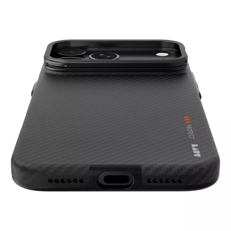 Laut Kev Protect – hoesje voor iPhone 18 Pro / 17 Pro, compatibel met MagSafe (zwart)