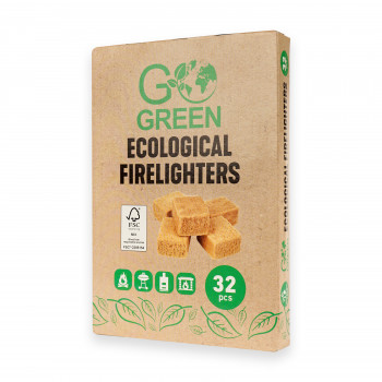 Gogreen ecologische aanmaakblokjes, 32 stuks