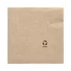 PAPSTAR servetten, 330 x 330 mm, 3-laags, naturel, 1/4-vouw, recycling-tissue, kleurig bedrukt