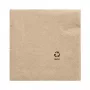 PAPSTAR servetten, 330 x 330 mm, 3-laags, naturel, 1/4-vouw, recycling-tissue, kleurig bedrukt