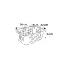 Keeeper mand S 30x20x13cm Fritz transparant