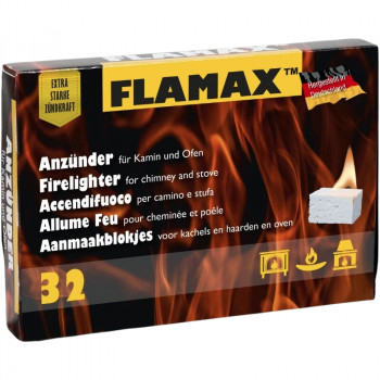 Flamax paraffine aanmaakblokjes, 32 stuks (1318101)