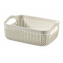 Curver Knit Basket A6, 19x14x7 cm, wit