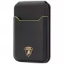 AUDI Lamborghini D1 echt lederen magnetische MagSafe portemonnee met telefoonhouder, groen